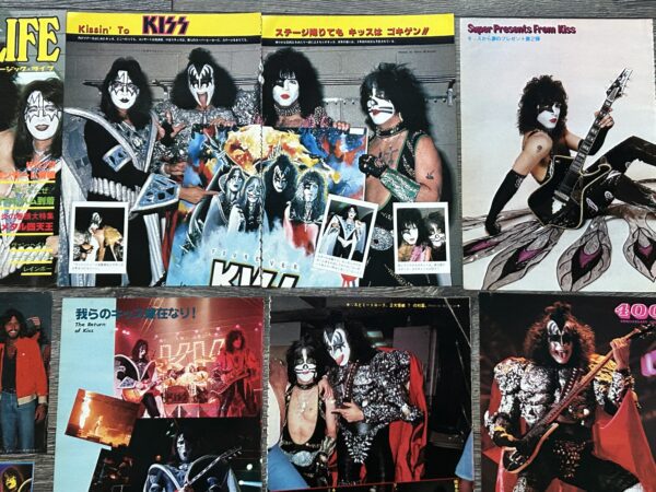 KISS Clippings Dynasty Concert Tour 29pc Lot Japan Japanese Vintage Kiss Aucoin - Image 4