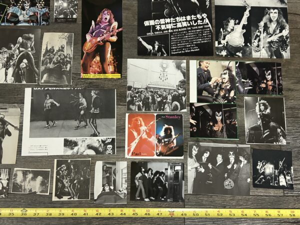 KISS Photo Clippings Dressed Kill Alive 60pc Lot Japan Vintage Kiss Aucoin - Image 16