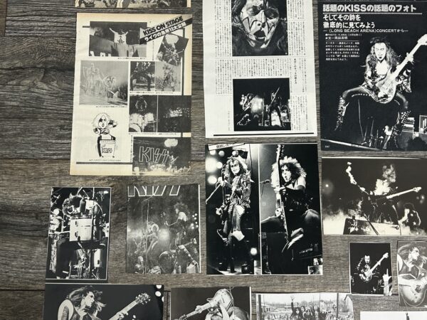 KISS Photo Clippings Dressed Kill Alive 60pc Lot Japan Vintage Kiss Aucoin - Image 15