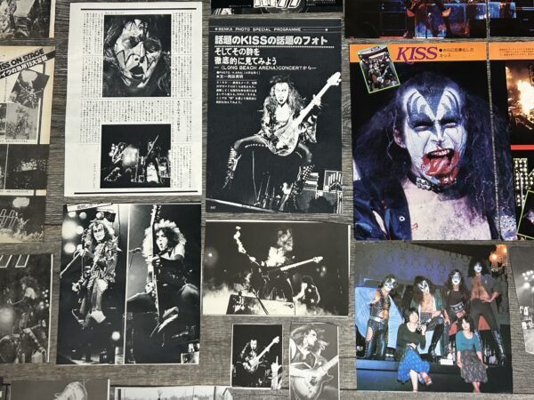 KISS Photo Clippings Dressed Kill Alive 60pc Lot Japan Vintage Kiss Aucoin - Image 14