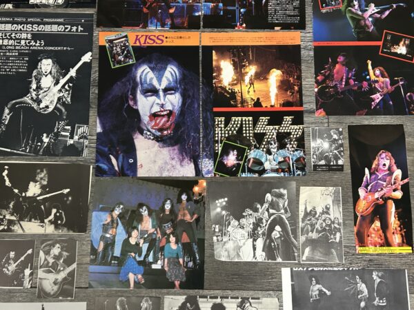 KISS Photo Clippings Dressed Kill Alive 60pc Lot Japan Vintage Kiss Aucoin - Image 13