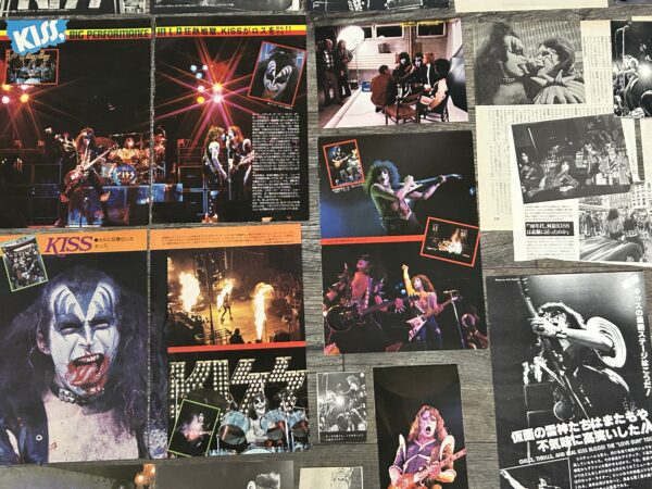 KISS Photo Clippings Dressed Kill Alive 60pc Lot Japan Vintage Kiss Aucoin - Image 9