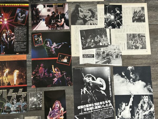 KISS Photo Clippings Dressed Kill Alive 60pc Lot Japan Vintage Kiss Aucoin - Image 8