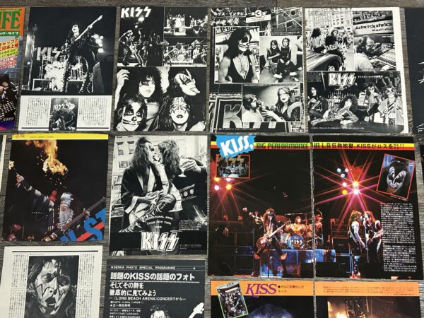 KISS Photo Clippings Dressed Kill Alive 60pc Lot Japan Vintage Kiss Aucoin - Image 6