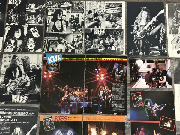 KISS Photo Clippings Dressed Kill Alive 60pc Lot Japan Vintage Kiss Aucoin - Image 5