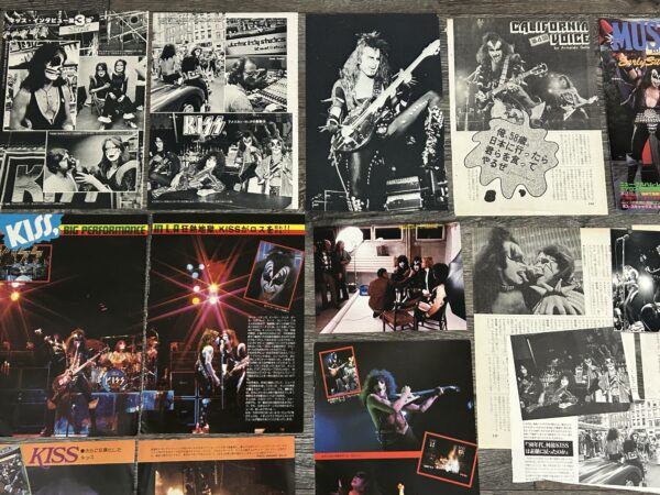 KISS Photo Clippings Dressed Kill Alive 60pc Lot Japan Vintage Kiss Aucoin - Image 4