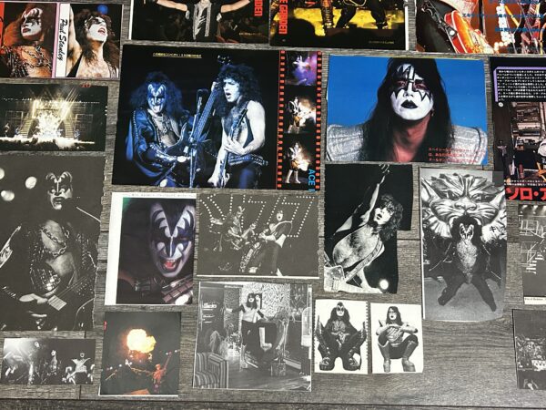 KISS Photo Clippings Alive 2 1978 Japan 53pc Lot Japanese Vintage Kiss Aucoin - Image 3