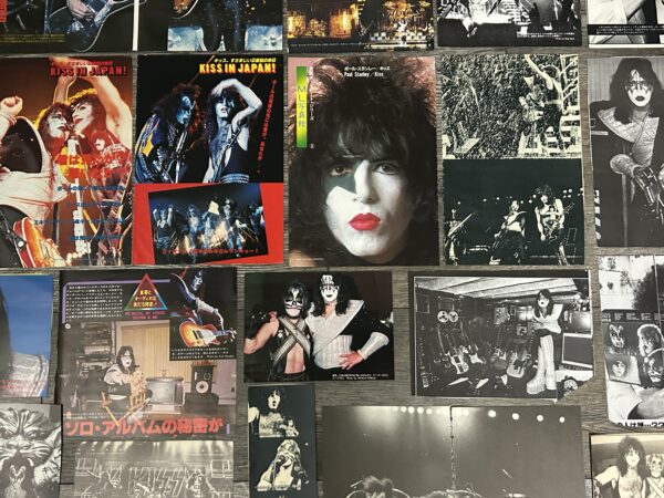 KISS Photo Clippings Alive 2 1978 Japan 53pc Lot Japanese Vintage Kiss Aucoin - Image 10