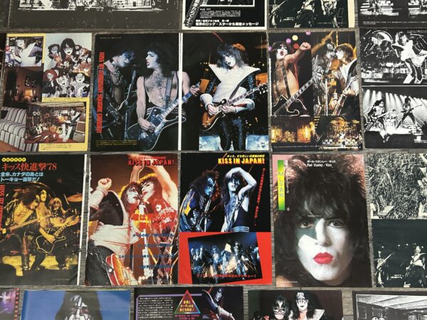 KISS Photo Clippings Alive 2 1978 Japan 53pc Lot Japanese Vintage Kiss Aucoin - Image 14