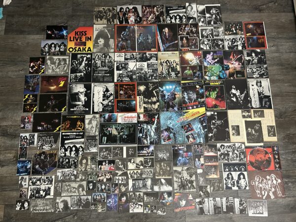 KISS Clippings Destroyer Rock And Roll Over 123pc Lot Japan Vintage Kiss Aucoin