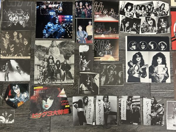 KISS Clippings Destroyer Rock And Roll Over 123pc Lot Japan Vintage Kiss Aucoin - Image 6