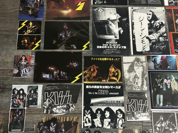 KISS Clippings Destroyer Rock And Roll Over 123pc Lot Japan Vintage Kiss Aucoin - Image 8