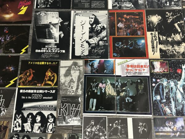 KISS Clippings Destroyer Rock And Roll Over 123pc Lot Japan Vintage Kiss Aucoin - Image 9