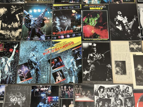 KISS Clippings Destroyer Rock And Roll Over 123pc Lot Japan Vintage Kiss Aucoin - Image 11