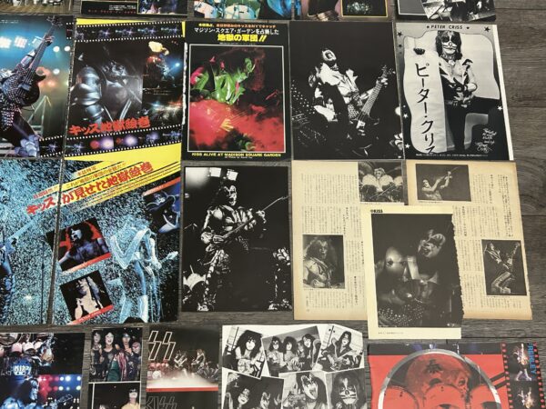 KISS Clippings Destroyer Rock And Roll Over 123pc Lot Japan Vintage Kiss Aucoin - Image 12