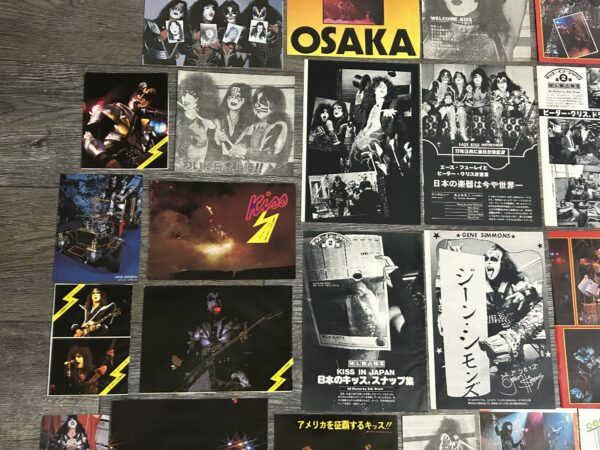 KISS Clippings Destroyer Rock And Roll Over 123pc Lot Japan Vintage Kiss Aucoin - Image 13