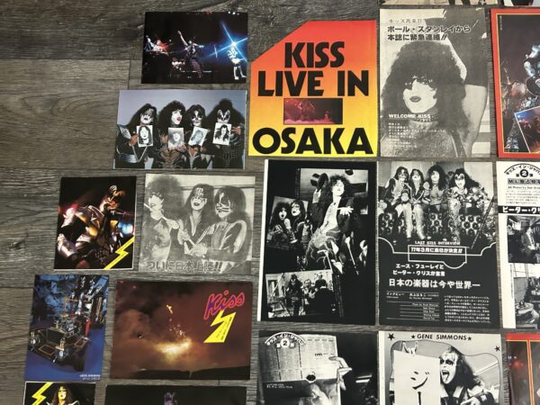 KISS Clippings Destroyer Rock And Roll Over 123pc Lot Japan Vintage Kiss Aucoin - Image 17