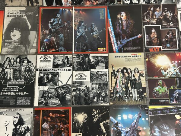 KISS Clippings Destroyer Rock And Roll Over 123pc Lot Japan Vintage Kiss Aucoin - Image 19