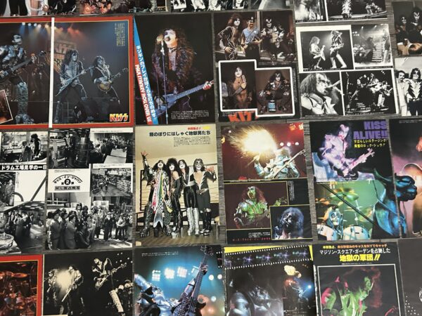 KISS Clippings Destroyer Rock And Roll Over 123pc Lot Japan Vintage Kiss Aucoin - Image 20