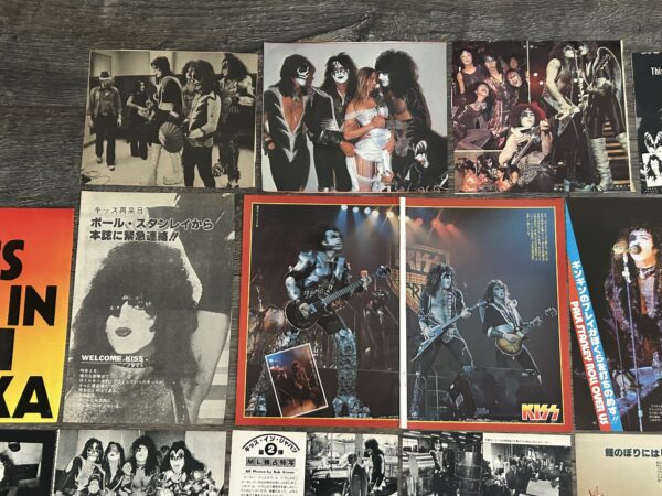 KISS Clippings Destroyer Rock And Roll Over 123pc Lot Japan Vintage Kiss Aucoin - Image 22