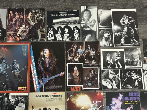 KISS Clippings Destroyer Rock And Roll Over 123pc Lot Japan Vintage Kiss Aucoin - Image 23