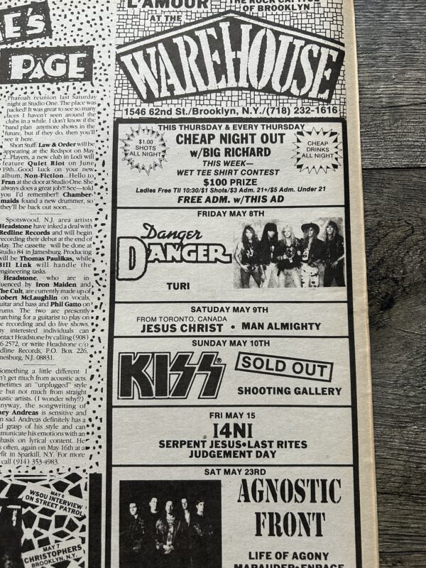 Vintage Kiss Concert Ad