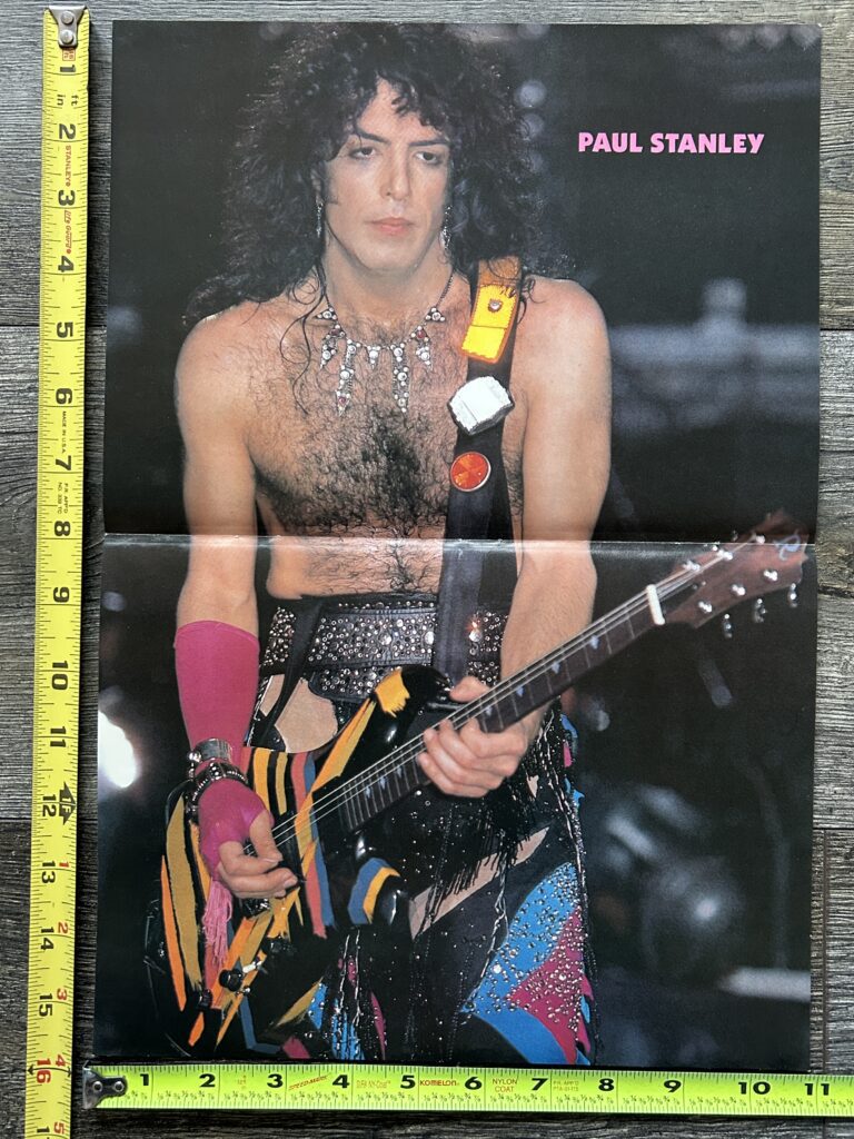 KISS Centerfold Poster Paul Stanley