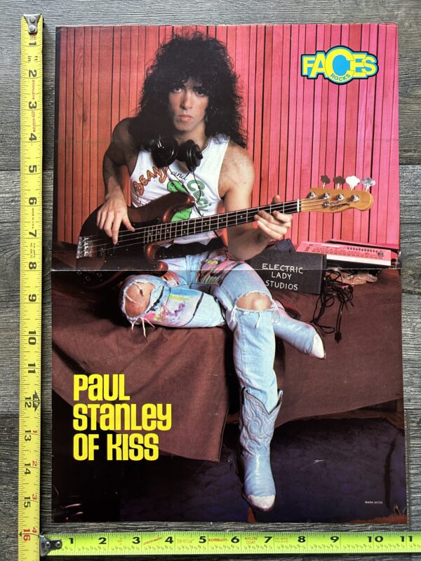 KISS Centerfold Poster Paul Stanley Electric Lady Studios