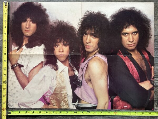 KISS Centerfold Poster Asylum Paul Stanley Eric Carr Gene Simmons Bruce Kulick