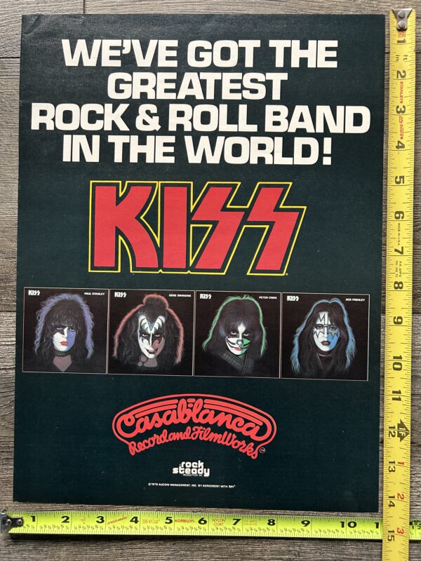 KISS Ad Advert 1978 Solo Albums