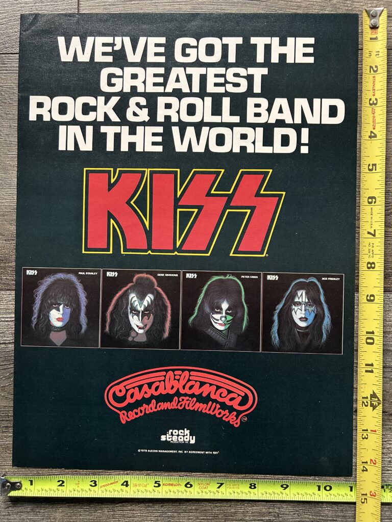 KISS Ad Advert 1978 Solo Albums