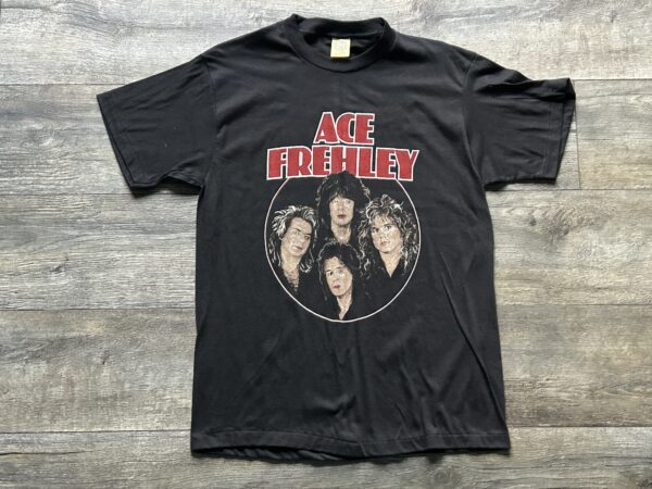 Vintage Kiss Concert Shirt Ace Frehley Frehley's Comet