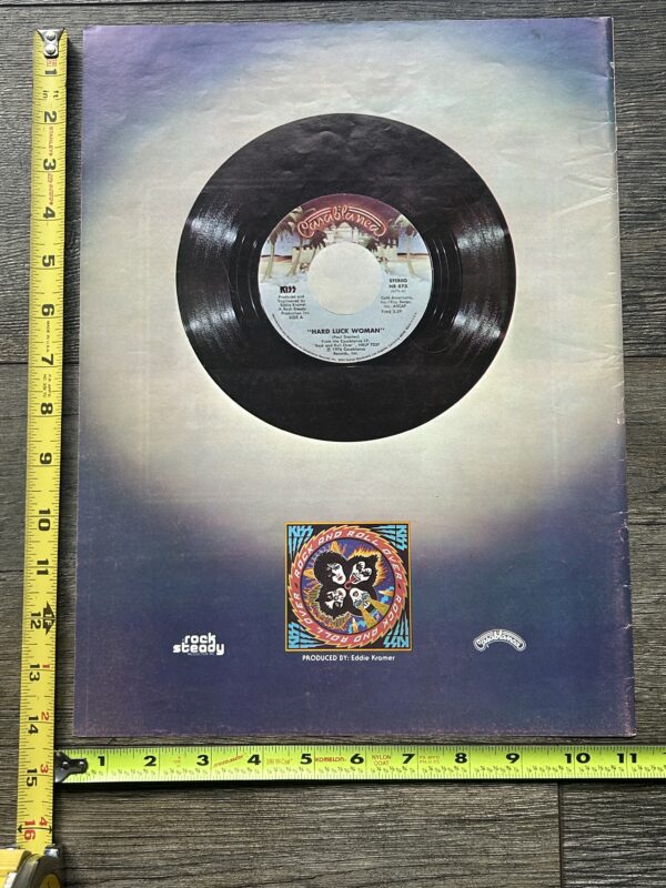 KISS Ad Advert Hard Luck Woman Vinyl