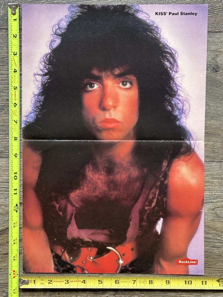 KISS Poster Centerfold Animalize Concert Tour Paul Stanley