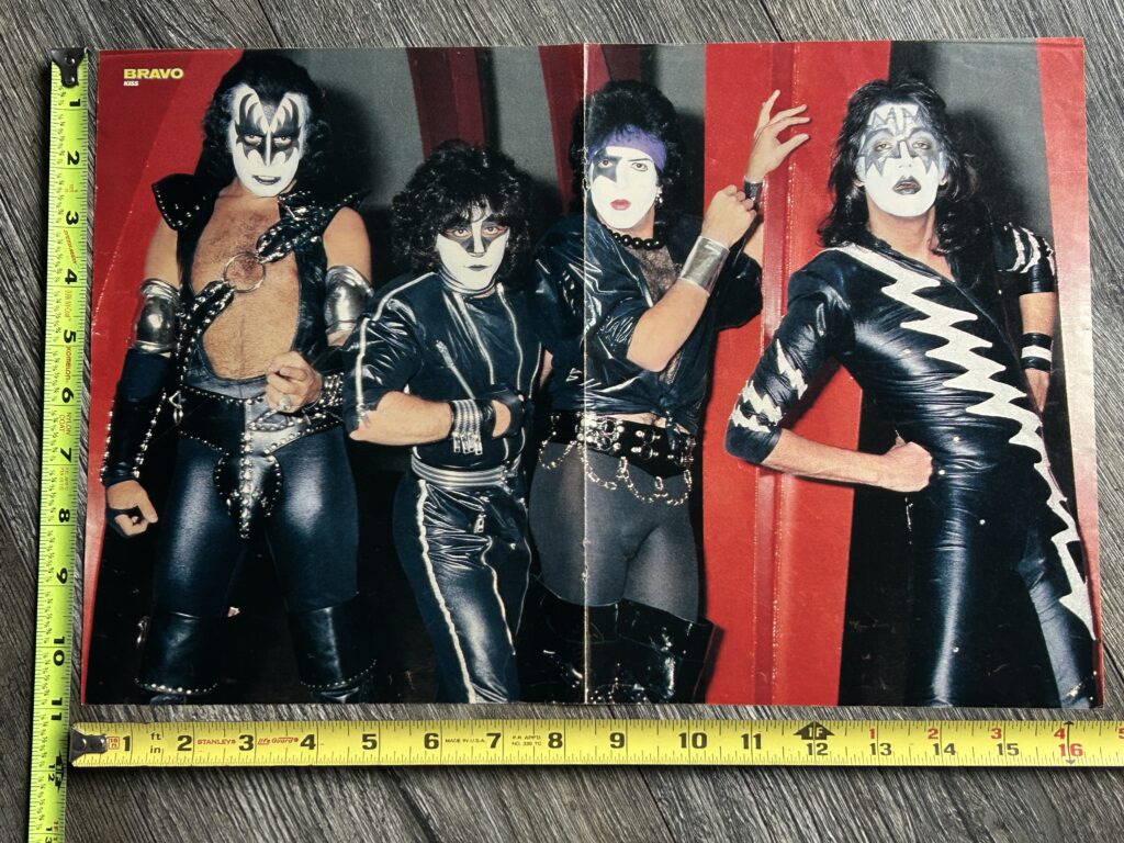 KISS Poster Centerfold The Elder Gene Simmons Eric Carr Paul Stanley Ace Frehley