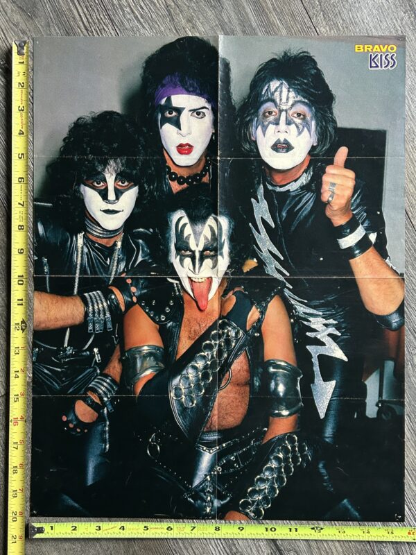 KISS Poster Centerfold The Elder Eric Carr Paul Stanley Ace Frehley Gene Simmons