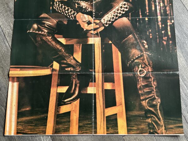 KISS Poster Centerfold Gene Elder Press Conference 21x30 Vintage Kiss Aucoin - Image 3