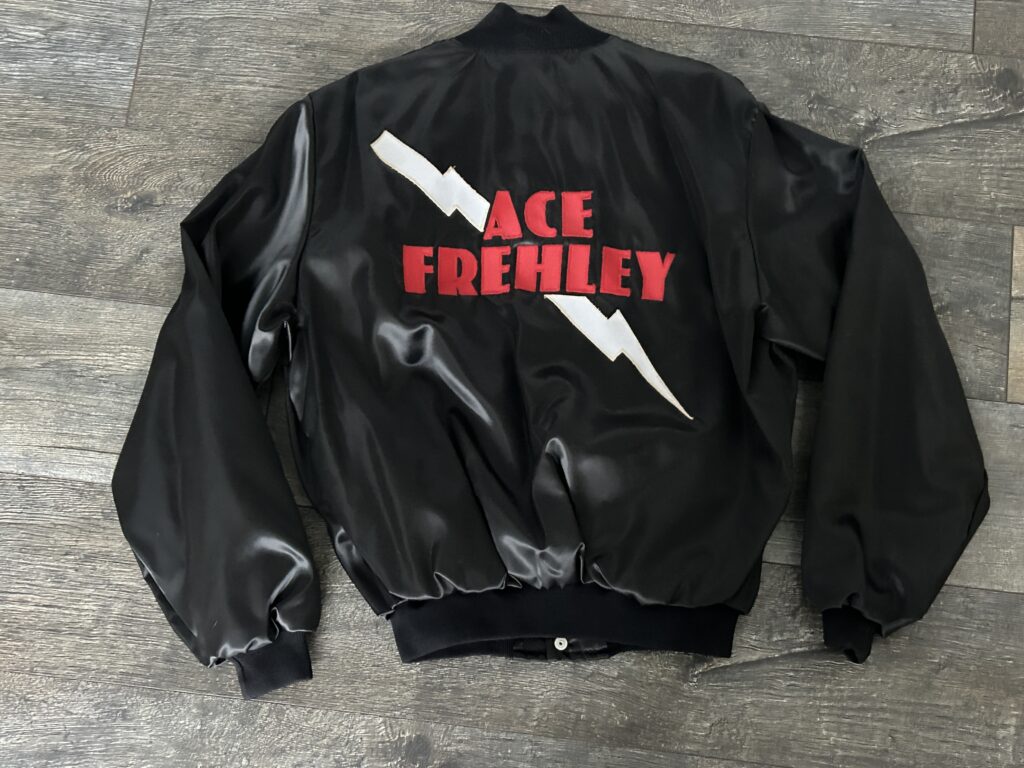 ACE FREHLEY Black Satin Jacket