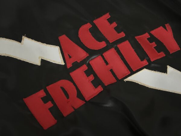 ACE FREHLEY Satin Jacket 1989 Tour Custom Made Embroidered Large Vintage Kiss - Image 2