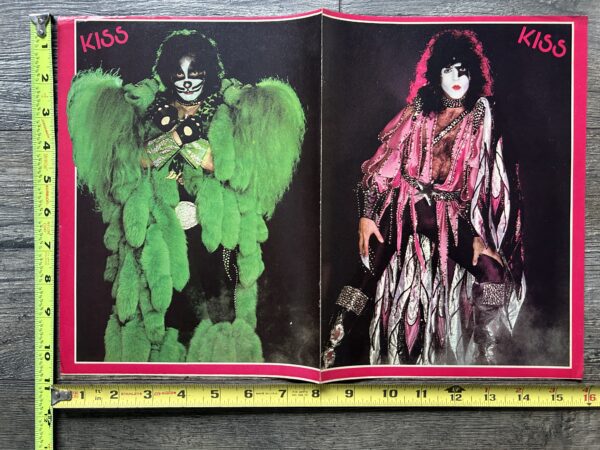 KISS Poster Centerfold Dynasty Paul Stanley Peter Criss Vintage Kiss Aucoin