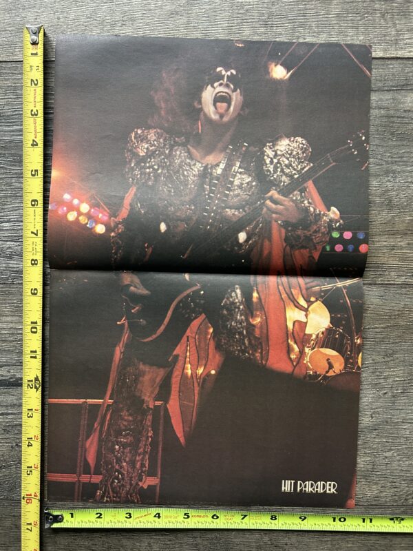 KISS Poster Centerfold Dynasty Concert Tour GENE SIMMONS Vintage Kiss Aucoin