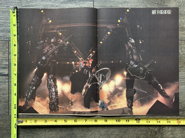 KISS Poster Centerfold Dynasty Concert Tour Gene Ace Paul Vintage Kiss Aucoin