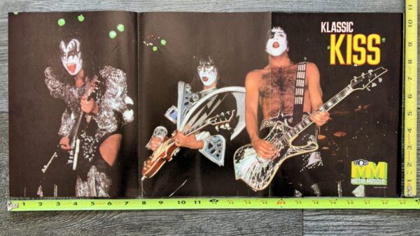 KISS Poster Centerfold Dynasty Concert Tour Gene Ace Paul Vintage Kiss Aucoin