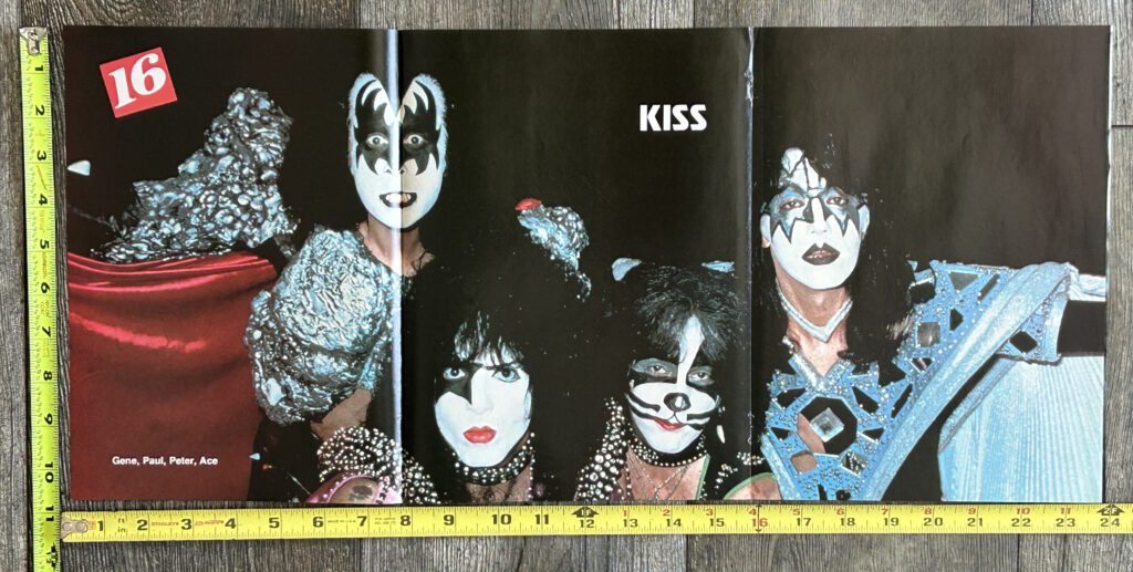 KISS Poster Centerfold Dynasty Group Classic Pose Vintage Kiss Aucoin 11x23