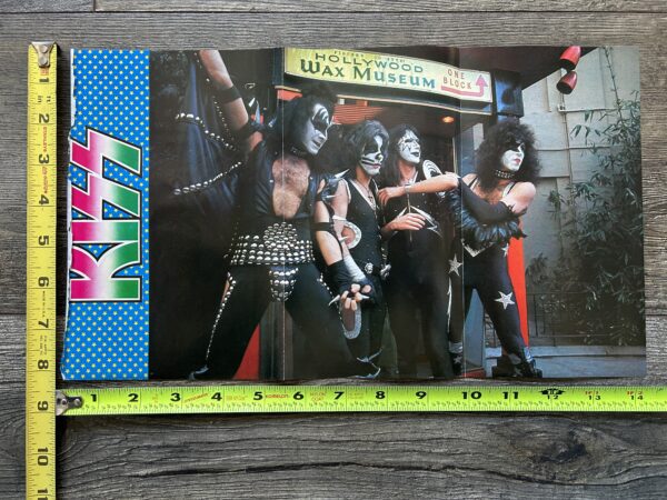 KISS Poster Centerfold Hollywood Wax Museum Japan Japanese Vintage Kiss Aucoin