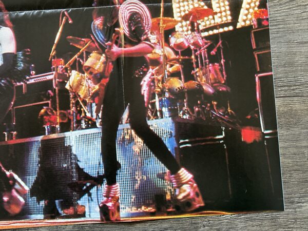 KISS Poster Centerfold Alive Tour 1976 Japan Japanese Vintage Kiss Aucoin 20x29 - Image 3