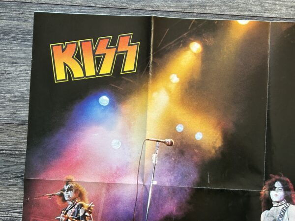 KISS Poster Centerfold Alive Tour 1976 Japan Japanese Vintage Kiss Aucoin 20x29 - Image 5