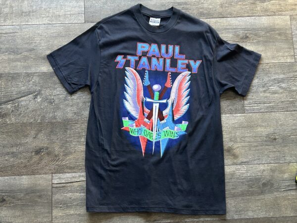 Kiss PAUL STANLEY Vintage Concert T-Shirt Solo Tour 1989 XL UNWORN Vintage Kiss