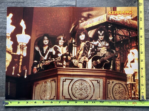 KISS Poster Centerfold Paul Lynde Halloween Balcony Vintage Kiss Aucoin 11x16