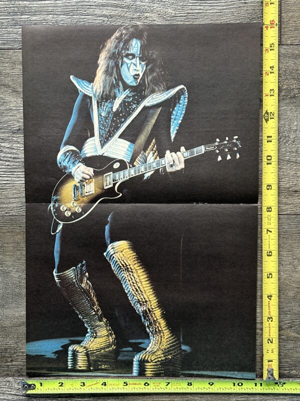 KISS Poster Centerfold Rock And Roll Over Tour Ace Frehley Vintage Kiss Aucoin